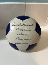 HUSBAND - Blue Football shaped