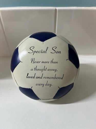 Son blue football shaped - blue,