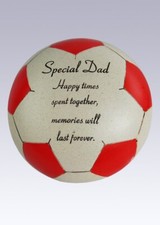 Dad - Red Football shaped