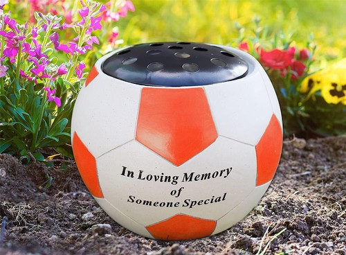 Football graveside memorial - graveside,