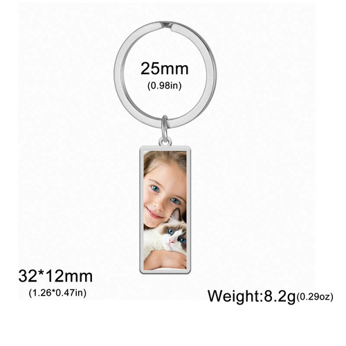 Personalised photo keyring - personalised,