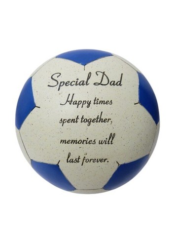 Dad blue football - blue,